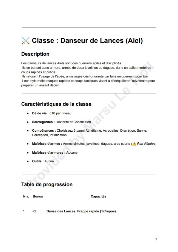 Danseur de Lances (Aeil) by MTL - 1